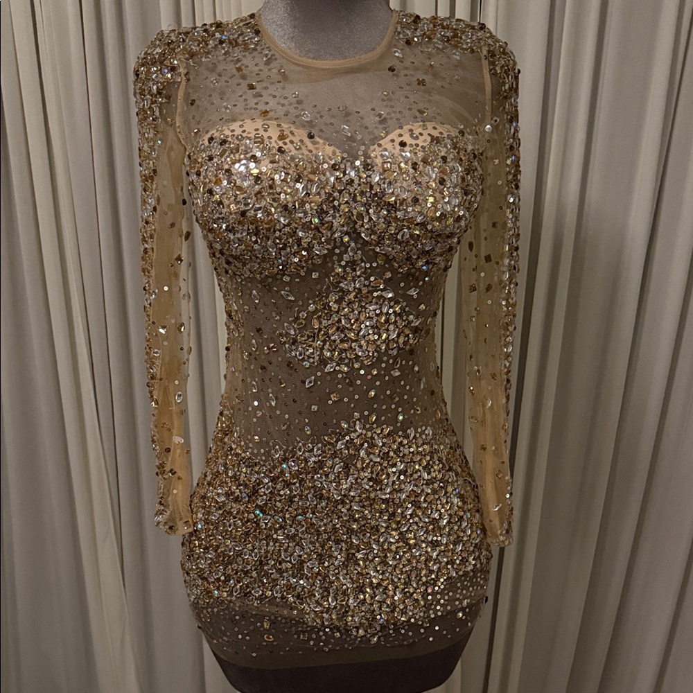 Crystal Embellished Dress